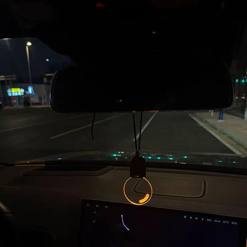 Car Ambient Light Bulb Decor - Retro Acrylic Interior Atmosphere Lamp