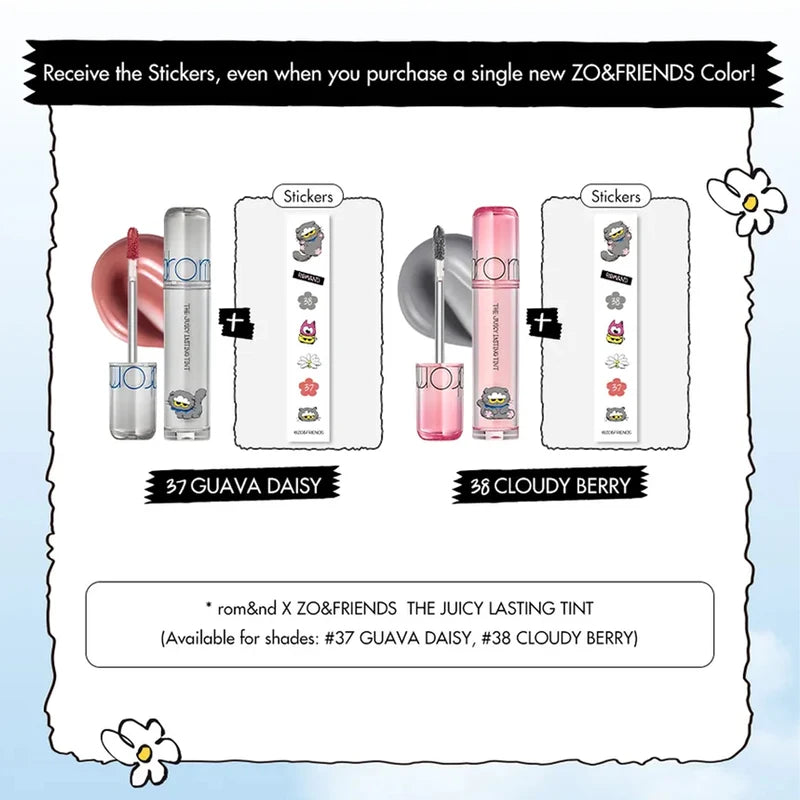 Hydrating Lip Tint Set - Natural Look, Long-Lasting Moisture, Korean Makeup