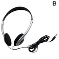 Retro Over-Ear Headphones Millennium Style Wired Headset
