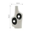 Modern Ceramic Vase - Hand-Painted Home Decor Art Piece, Creative Electroplated Finish