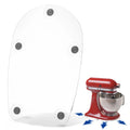 Mixer Slider Mat for 4.5 QT Tilt-Head Stand Mixers - Acrylic Counter Protector
