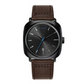 Men's Minimalist Business Square Disc Watch - Elegant Quartz Timepiece