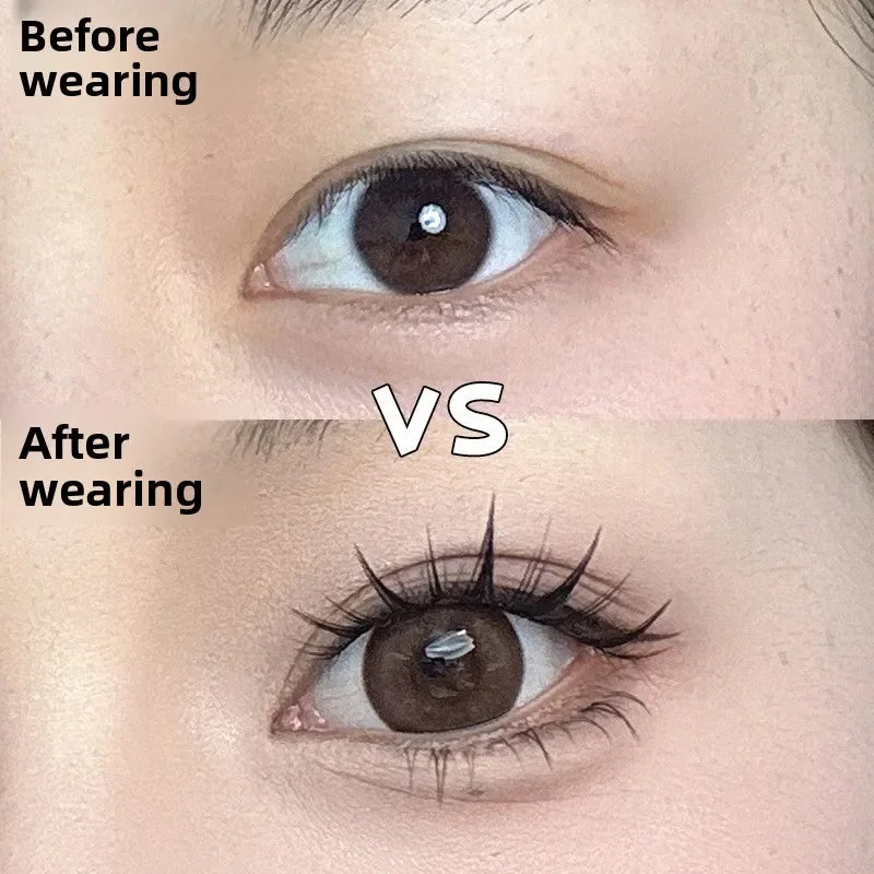 Sunflower DIY False Lashes Cluster Comic Lashes Set Natural Volume Eyelashes