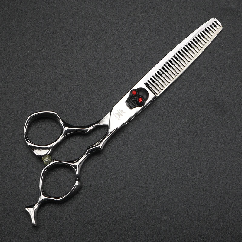 Professional 6-Inch Hair Cutting & Thinning Scissors - Japanese 440C Steel, Multiple Colors