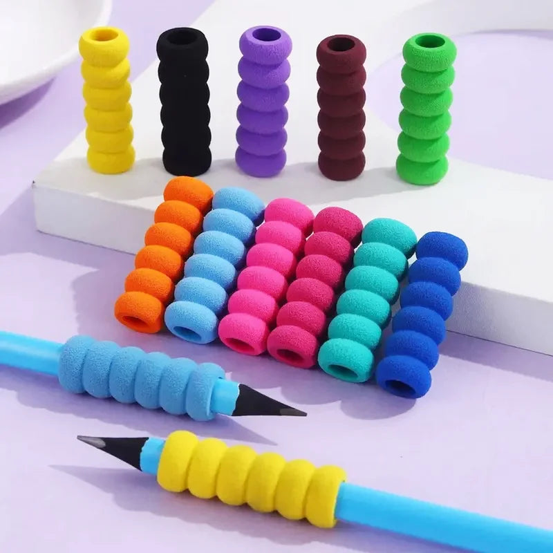 Soft Foam Pen Grip Sleeve Anti-Slip Writing Accessory for Most Pens
