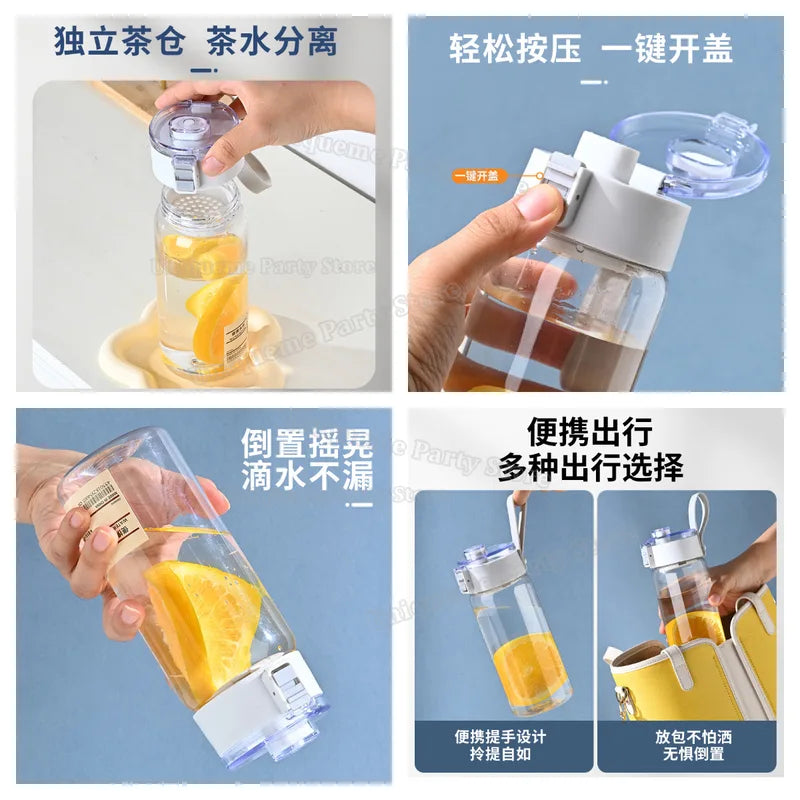 600ml Kids Water Bottle with Cartoon Pokémon Charizard Pikachu Bulbasaur Outdoor Drink Cup