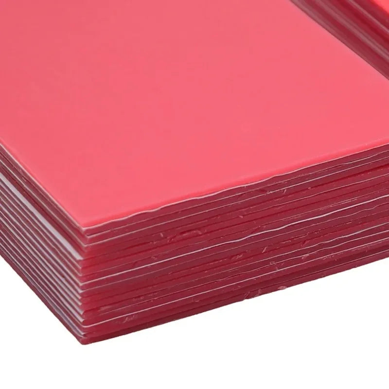 Red Wax Sheets for Jewelry Casting and Dental Modeling 1.3mm Thickness