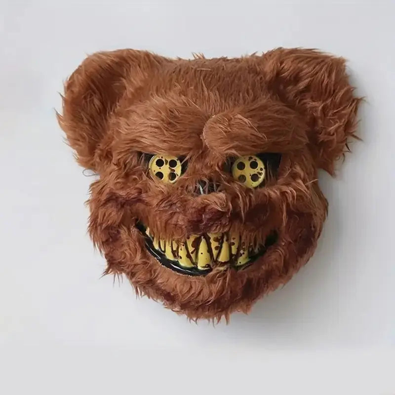 Halloween Bloody Bunny Mask - Realistic Ghost Ghostly Bear Headgear for Costume & Performance