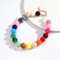 Colorful Resin Beads Choker Necklace for Women - Boho Statement Jewelry