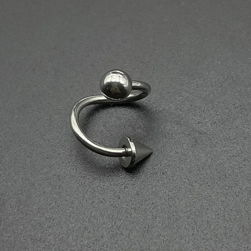 S Shape Lip & Cartilage Piercing Ring 16G Stainless Steel Body Jewelry
