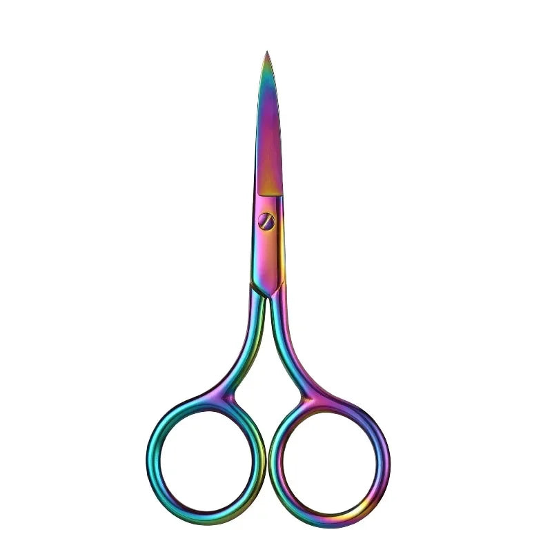 Professional Stainless Steel Hair & Nail Grooming Scissors Set - Compact and Safe for Men & Women