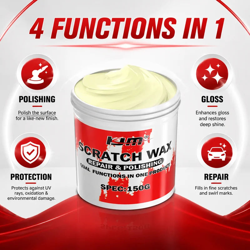 150G Auto Body Scratch Remover Car Paint Repair Wax Polishing Paste Gloss Restorer
