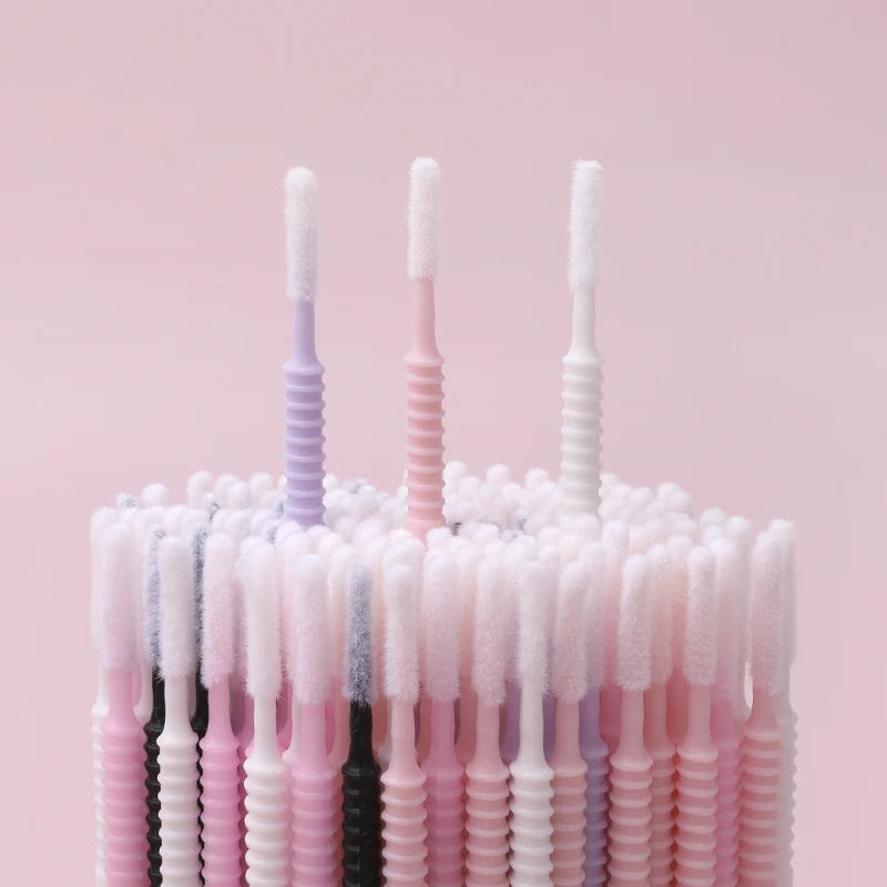 Disposable Micro Brush Set for Lash, Mascara & Makeup Application - 100 pcs
