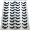 False Eyelash Pack 20 Pairs Fluffy Wispy Volume Reusable Strip Lashes