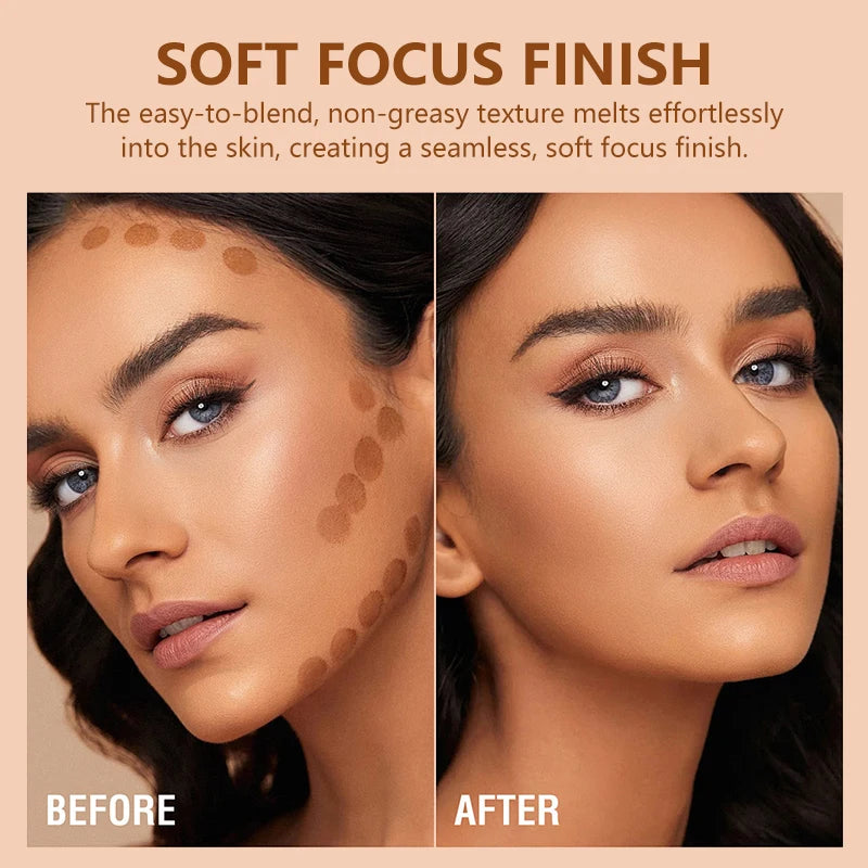 Colorful Honey Powder Makeup Set with Oil Control & Defect Repair