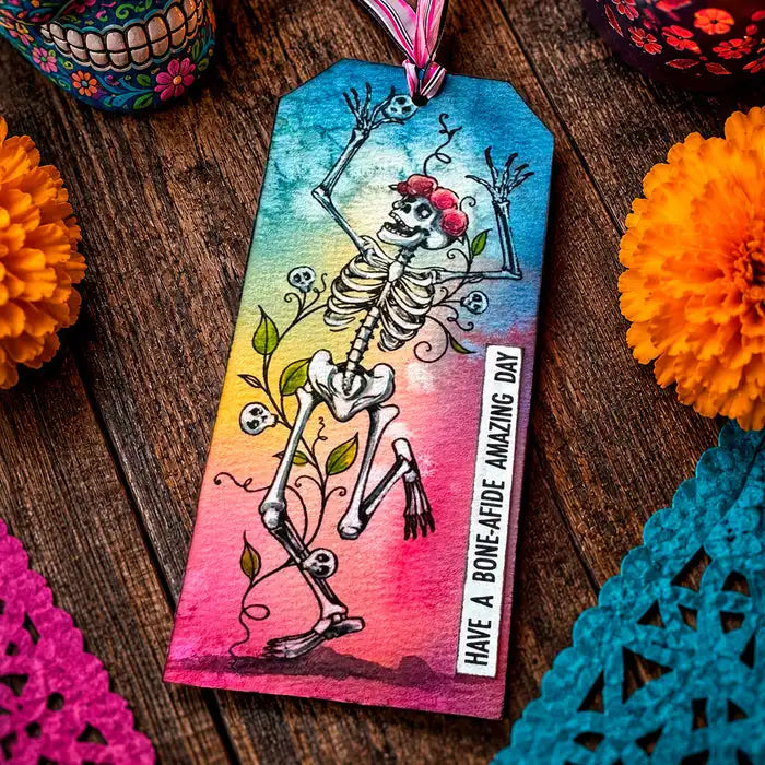 Halloween Ghoul Dude Bones Gourd Clear Stamps for DIY Card Scrapbook Embossing