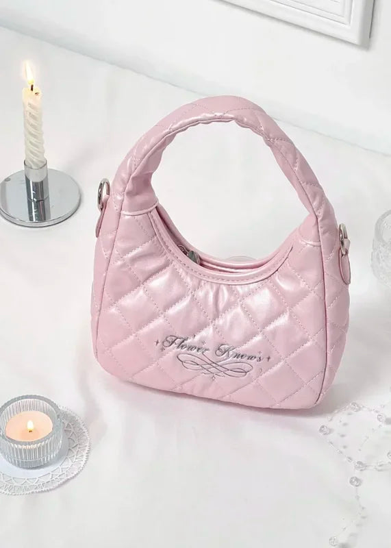 Portable Folding Hand Mirror with Makeup Storage Satchel