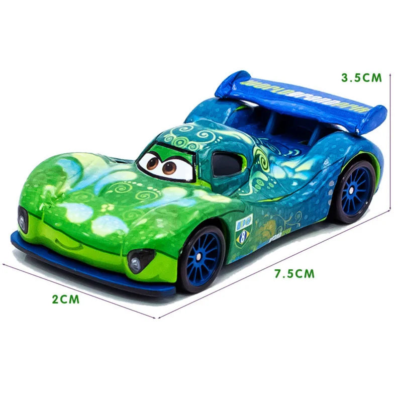Metal Toy Race Car Lightning McQueen Fillmore 1:55 Scale Children's Gift