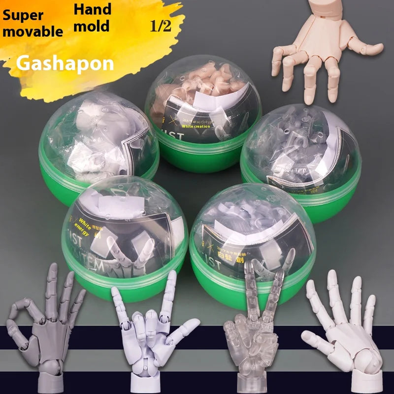 Mini Articulated Action Figure - Anime Character Model with Movable Joints