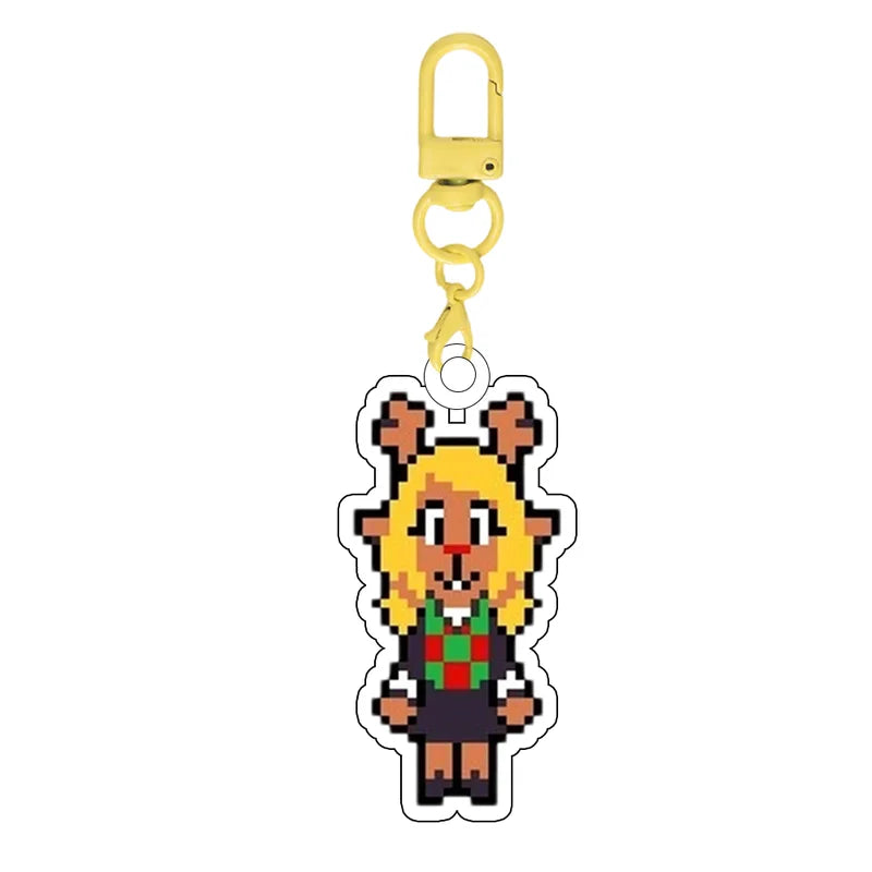 Deltarune Game Kris Susie Ralsei Noelle Acrylic Keychain Backpack Pendant Holiday Gift