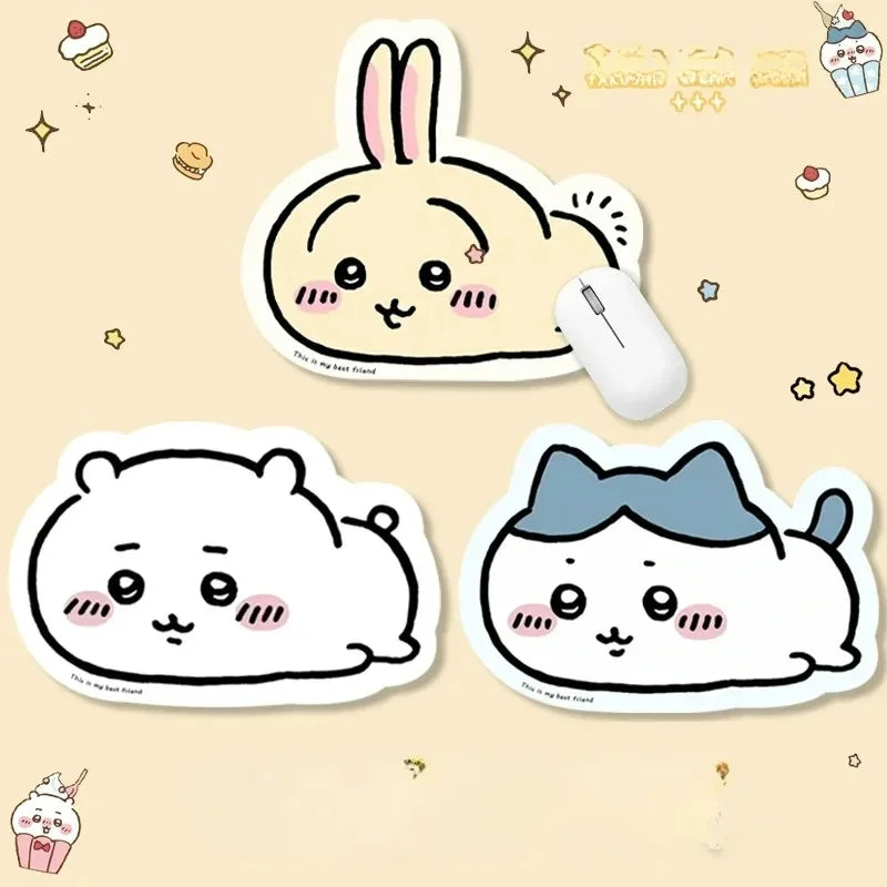 Cute Cartoon Usagi Leather Mouse Pad Desk Mat Office Supplies Kids Gift