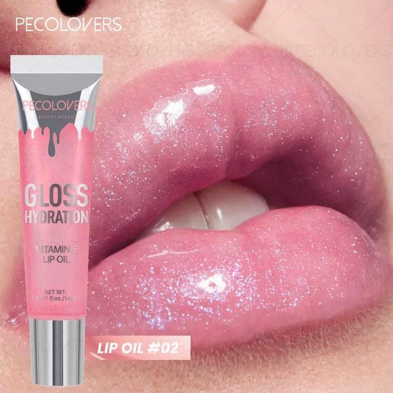 Multicolor Lip Gloss Set - Moisturizing Lip Balm with Long-Lasting Effect