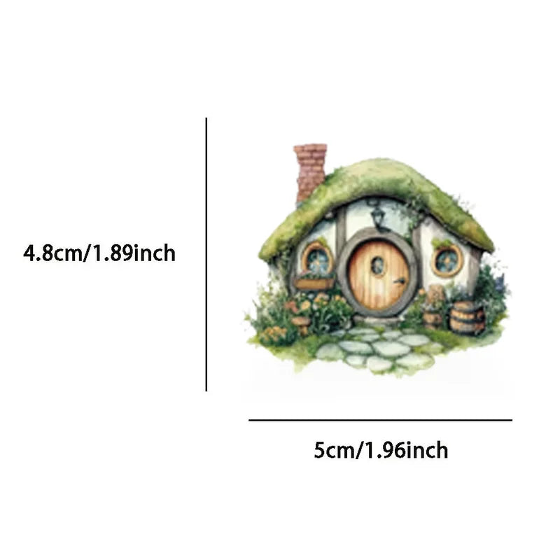 50PCS Witch of the Woods Theme Waterproof Stickers for Scrapbooking & Phone Cases