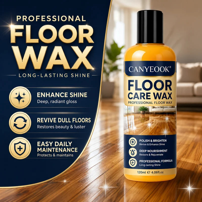 120ml Wood Floor Wax - Natural Oil for High-Gloss, Scratch-Resistant Finish
