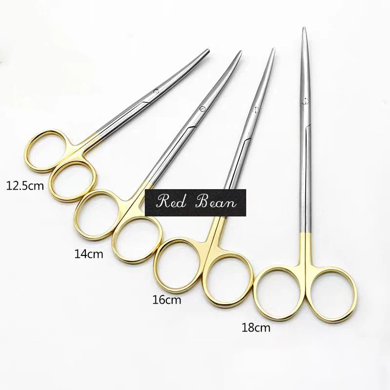 Nasal Surgery Tissue Scissors - Blunt Round Head Peeling & Skin Tool