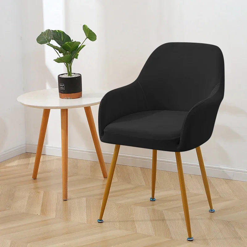 Water-Resistant Elastic Dining Chair Cover for Kitchen, Wedding & Hotel Use