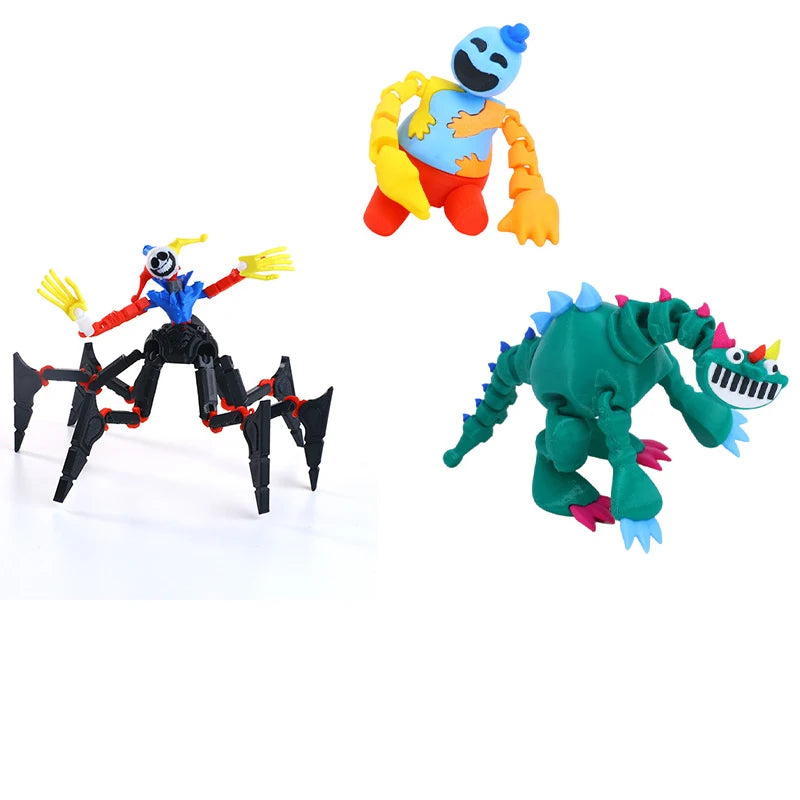 Flexible Joint 3D Print Monster Fidget Toy - Stress Relief Sensory Model Gift
