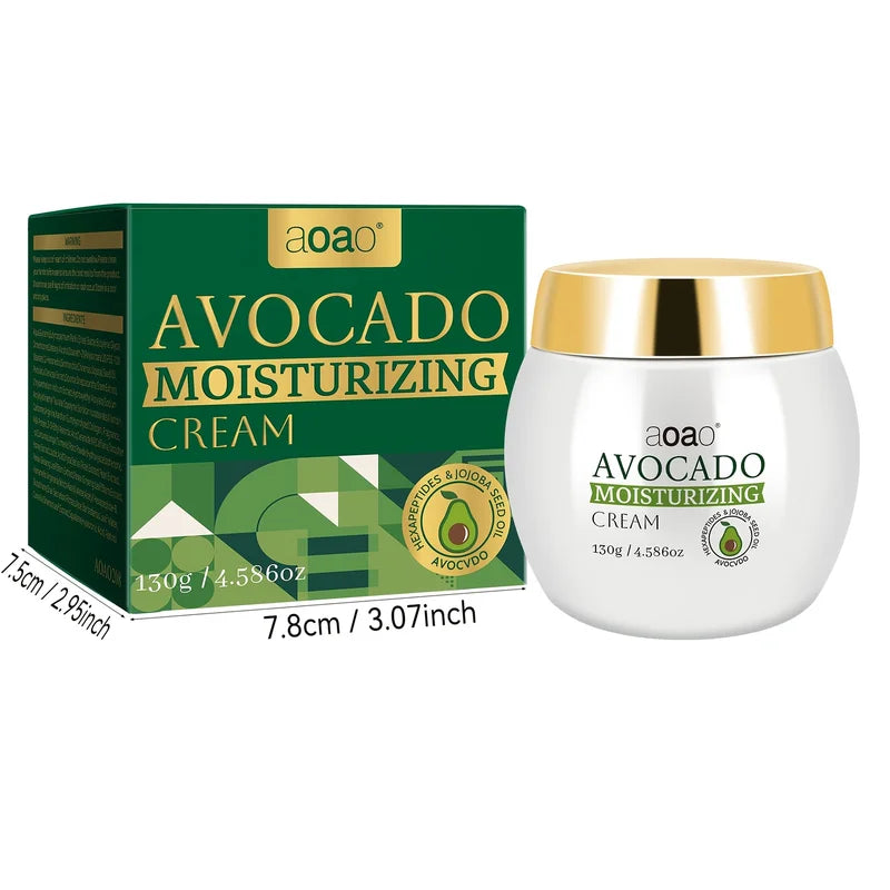 Avocado Cream with Niacinamide & Vitamin E - 130g Hydrating & Firming Moisturizer