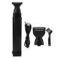Men's Electric Back Hair Shaver 2-in-1 Facial Trimmer & Body Groomer Rechargeable Foldable Handle