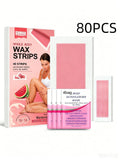 Professional Hair Removal Wax Strips & Soothe Oil Wipes - Summer Depilation Kit