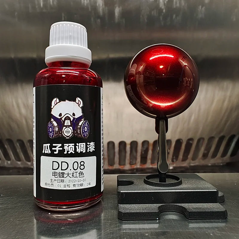 Red Spray Paint for Model Kits Airbrush Coating Hobby Painting No Dilution