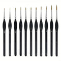 Miniature Paint Brushes Set for Acrylic Watercolor Fine Detail Art - Small Micro Brushes