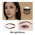 Eyebrow Powder Stamp Kit Waterproof & Long-Lasting Makeup with Stencils