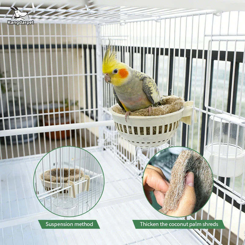 Waterproof Outdoor Bird House Hanging Nest for Garden Patio Yard Decoration