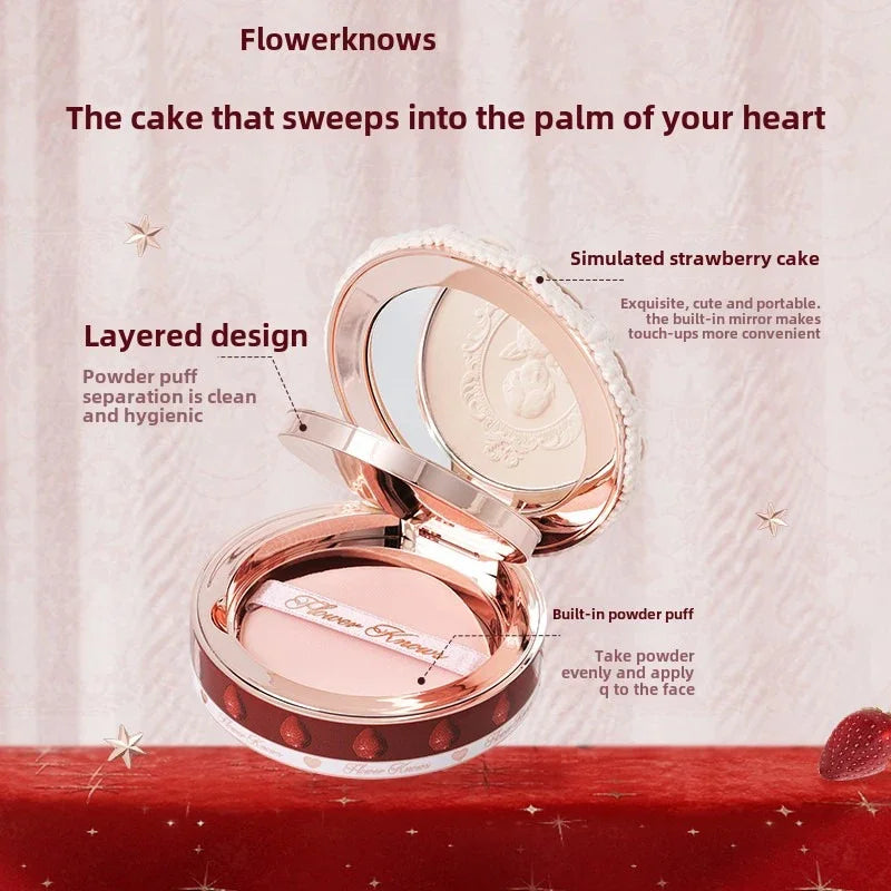 Mineral Face Powder Foundation with Concealer & Finishing - Vegan Makeup