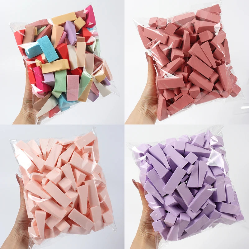 Makeup Sponge Set 20-100 Pcs Face Foundation Concealer Blending Puff Cosmetic Tool