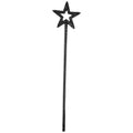 Kids Fairy Wand with Star Shape - Colorful Plastic Princess Accessory for Costume & Party