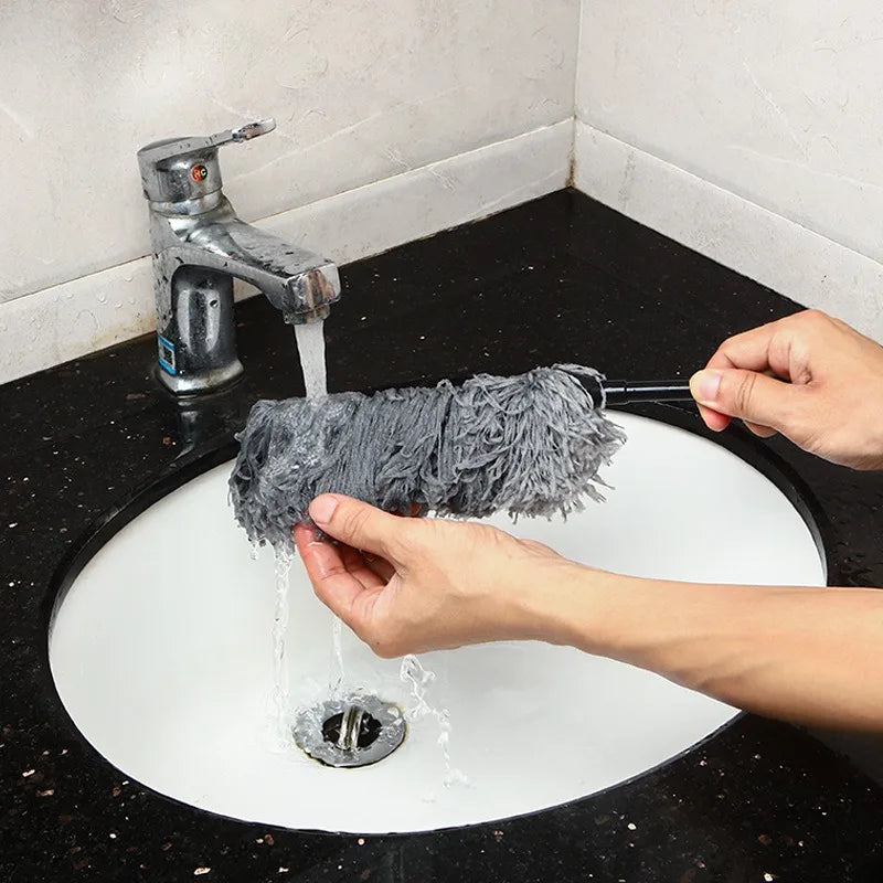 Microfiber Feather Duster - Flexible Reusable Dust Cleaner for Home
