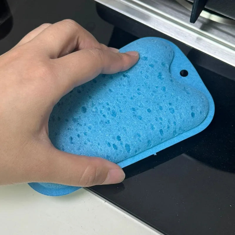 Multi-Purpose Double-Sided Sponge Scouring Pad for Kitchen Cleaning - Absorbent & Durable
