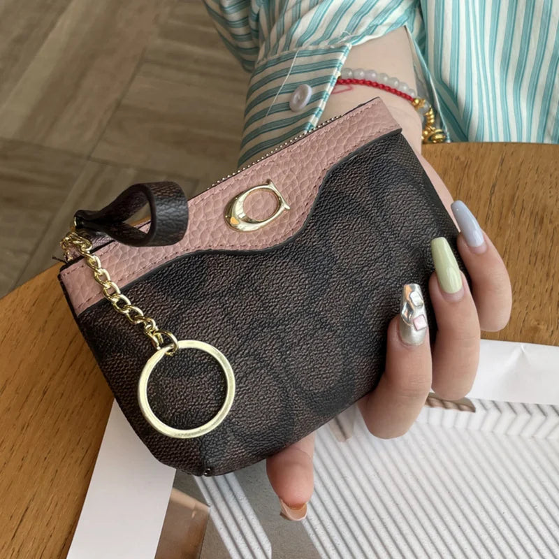Mini Leather Wallet for Women & Men - Coin, Card & Change Organizer