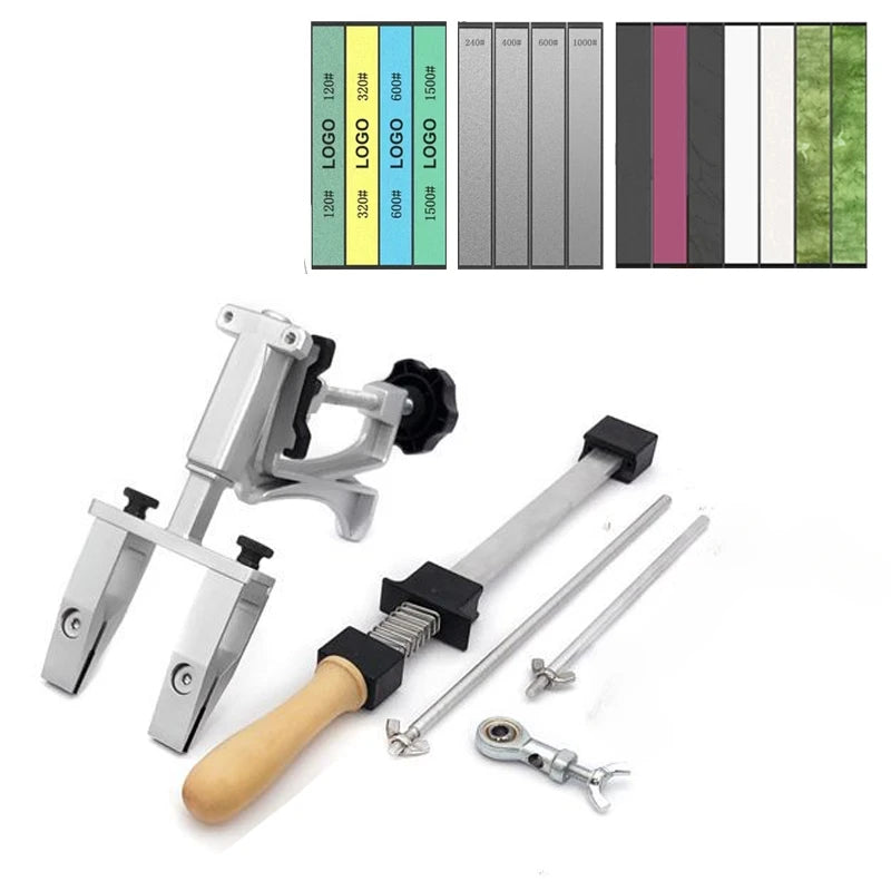 Professional Knife Sharpener with Diamond Whetstone Aluminum Alloy Fixed Angle Kitchen Tool