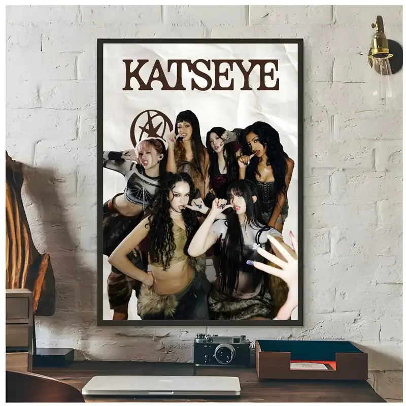 K-Pop Group Trendy Poster Wall Art Decor for Living Room Bedroom Gifts