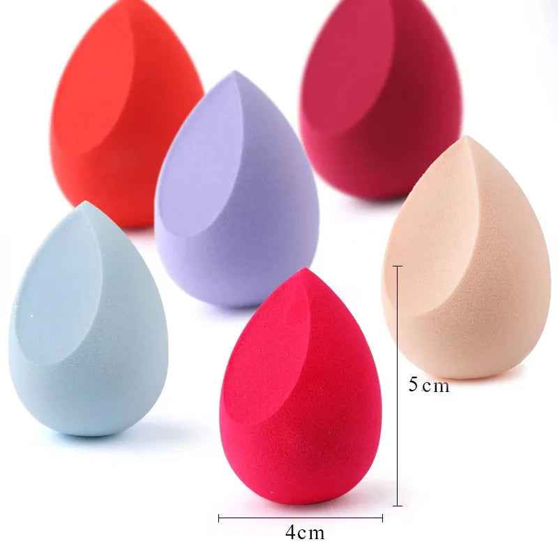 Makeup Sponge Set - Soft Cosmetic Blenders for Foundation & Powder - Multiple Colors