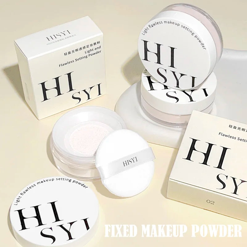 Flawless Light & Transparent Makeup Setting Powder Waterproof Face Powder