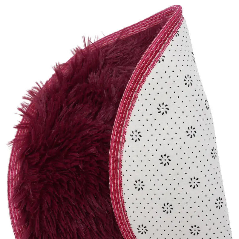 Large Shaggy Area Rug - Soft Round Carpet for Living Room & Bedroom, Multi Color Options