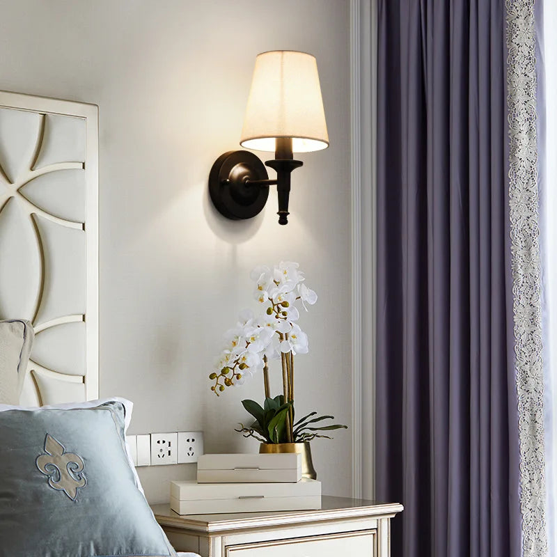 Retro Wall Lamp Sconce for Bedroom Living Room Corridor Kitchen Hotel Lighting